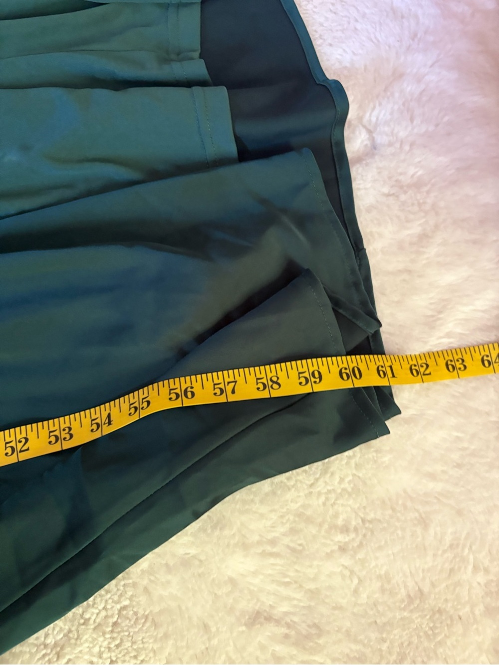 Lulus Signature Elegance Emerald Satin One-Shoulder Maxi Dress Size Large Formal - Picture 8 of 12